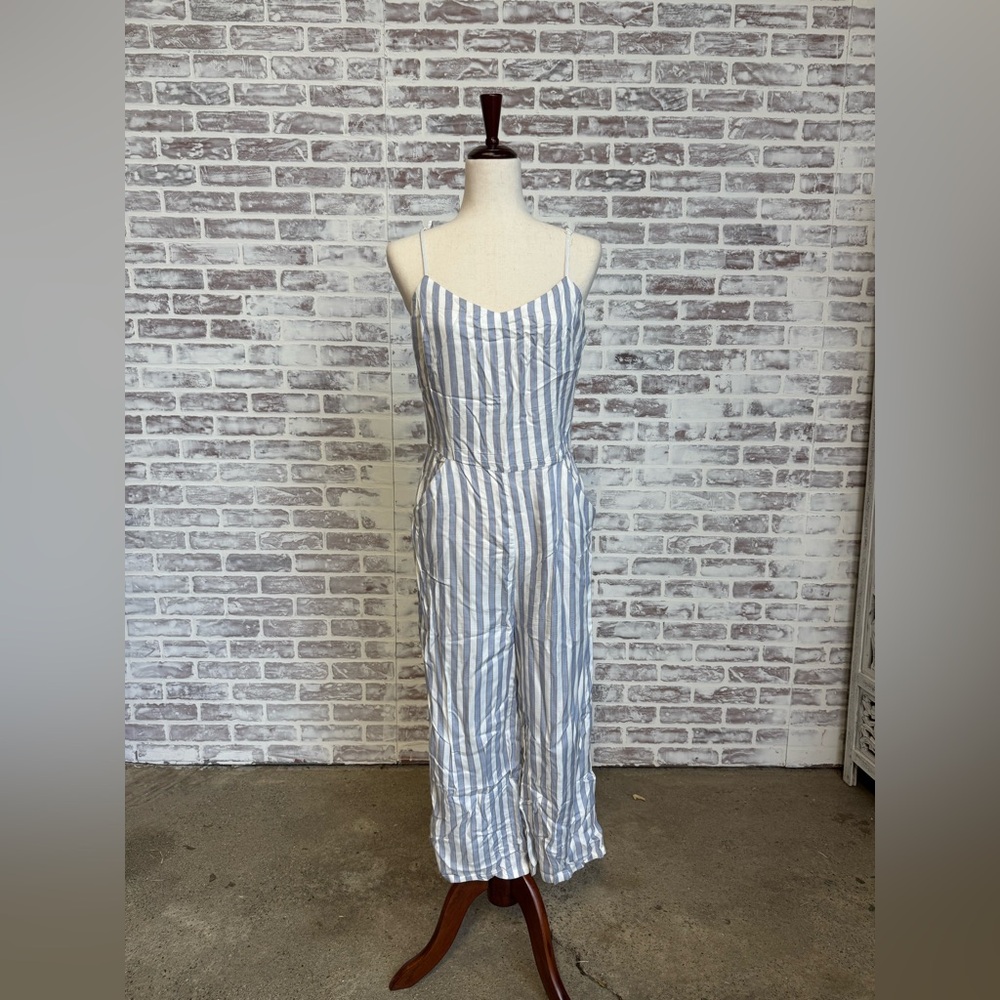 Striped jumpsuit